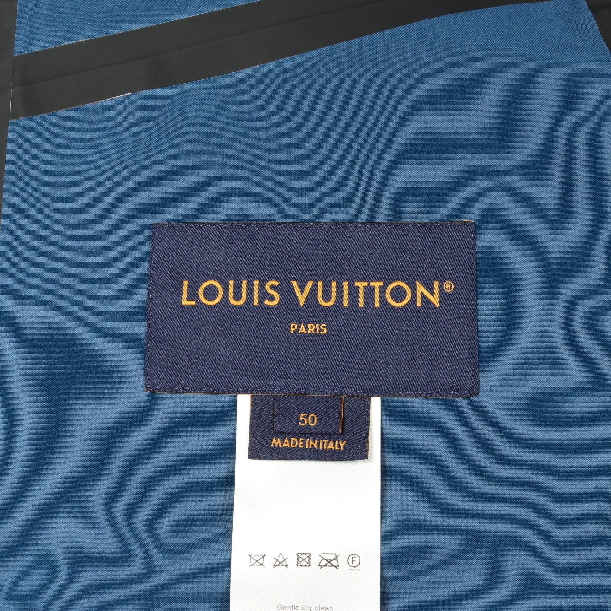 シグネチャーフードジャケット マウンテンパーカー ジャケット ブルーグリーン フード付き ルイヴィトン アウター LOUIS VUITTON