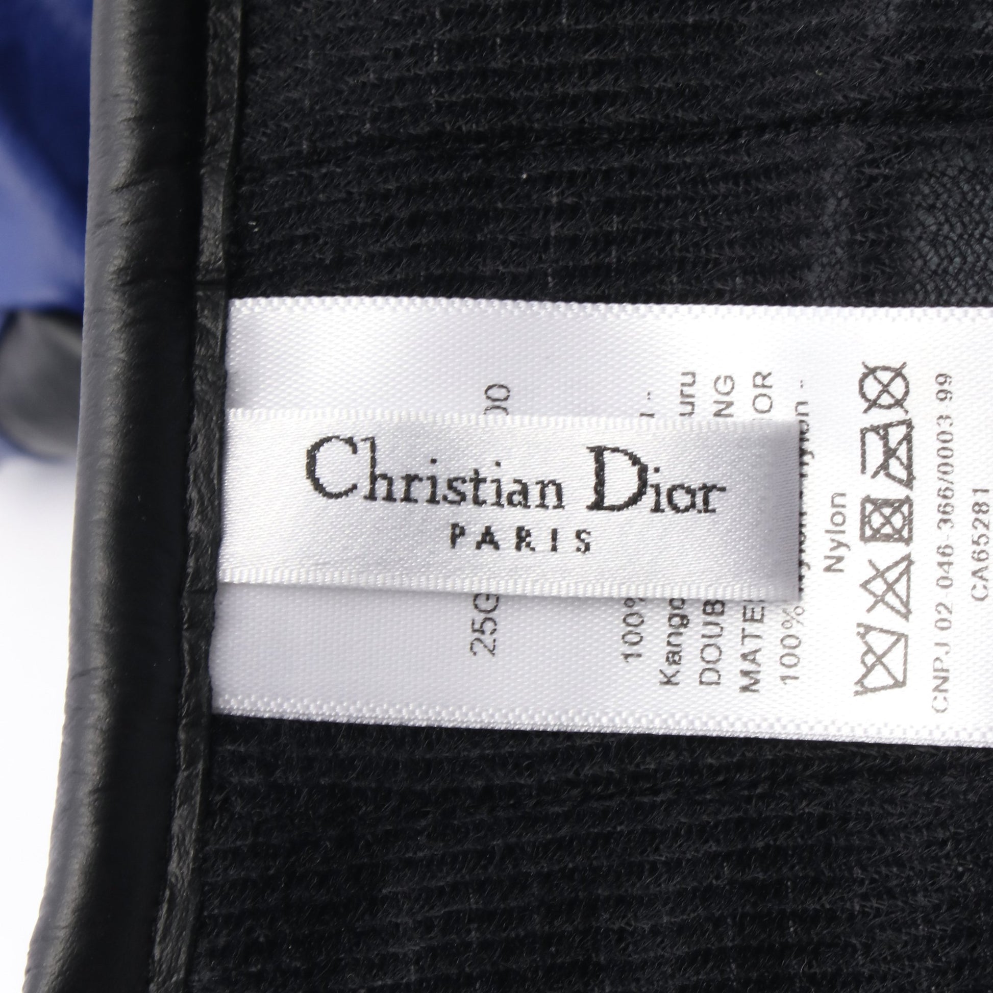 ロンググローブ 手袋 グローブ レザー ブルー ブラック ホワイト クリスチャンディオール 財布・小物 Christian Dior