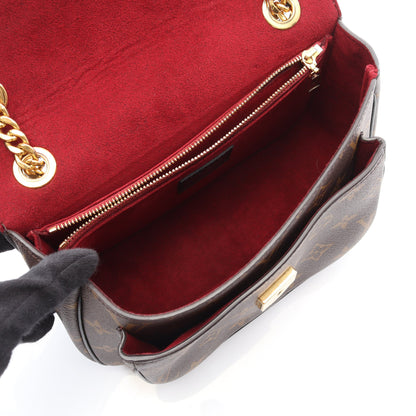 パッシー モノグラム チェーンショルダーバッグ PVC レザー ブラウン ブラック ルイヴィトン バッグ LOUIS VUITTON
