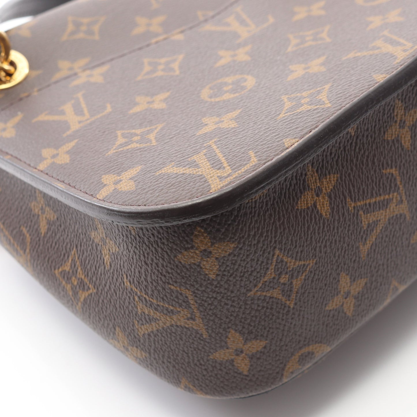 パッシー モノグラム チェーンショルダーバッグ PVC レザー ブラウン ブラック ルイヴィトン バッグ LOUIS VUITTON