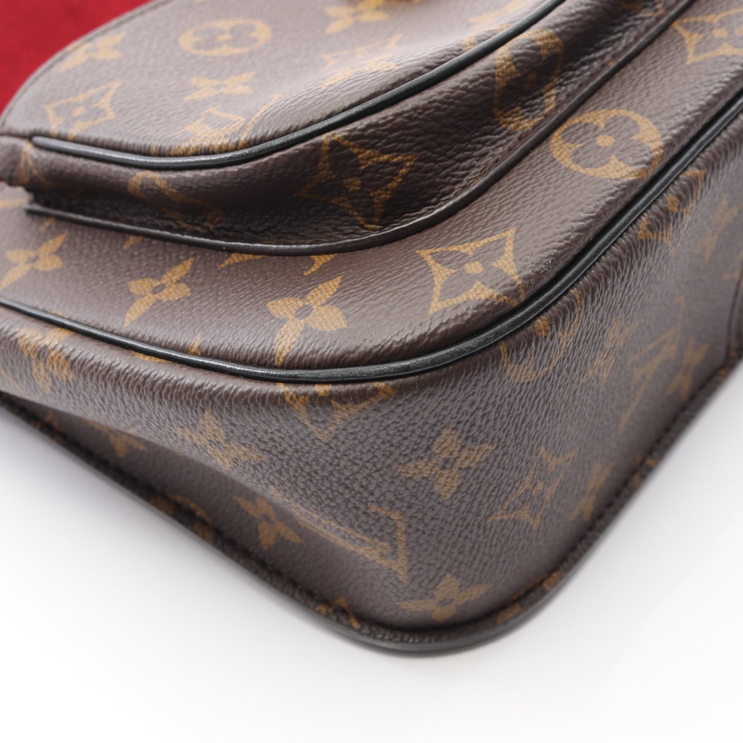 パッシー モノグラム チェーンショルダーバッグ PVC レザー ブラウン ブラック ルイヴィトン バッグ LOUIS VUITTON