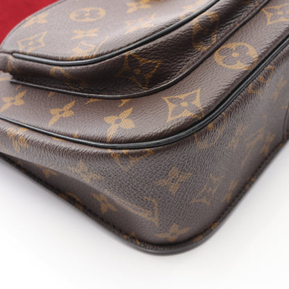 パッシー モノグラム チェーンショルダーバッグ PVC レザー ブラウン ブラック ルイヴィトン バッグ LOUIS VUITTON