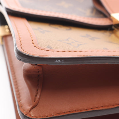 ドーフィーヌMM モノグラムリバース チェーンショルダーバッグ PVC レザー ブラウン ルイヴィトン バッグ LOUIS VUITTON