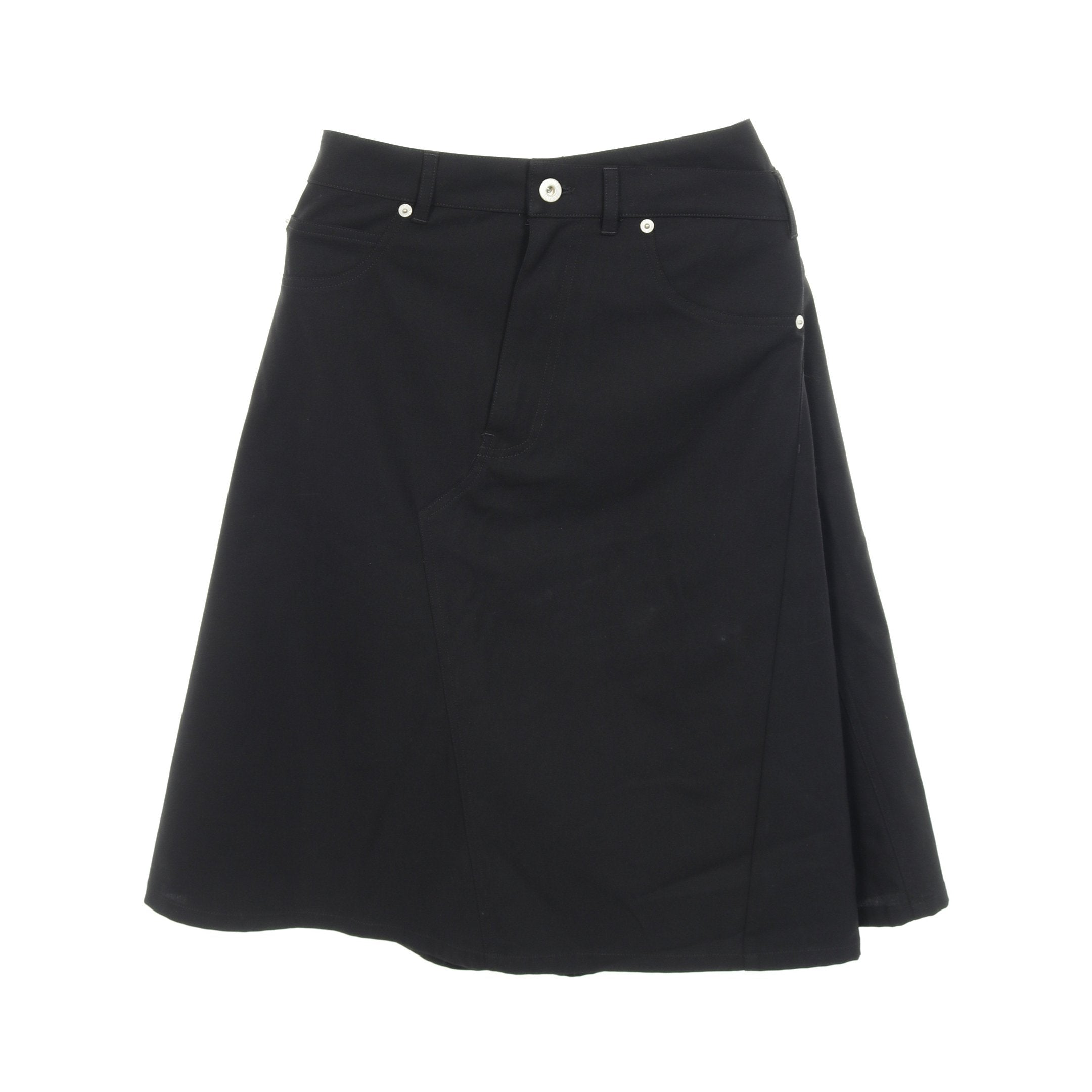 LOEWE ロエベ デニムスカート デニムスカート コットン ブラック ロエベ – RECLO