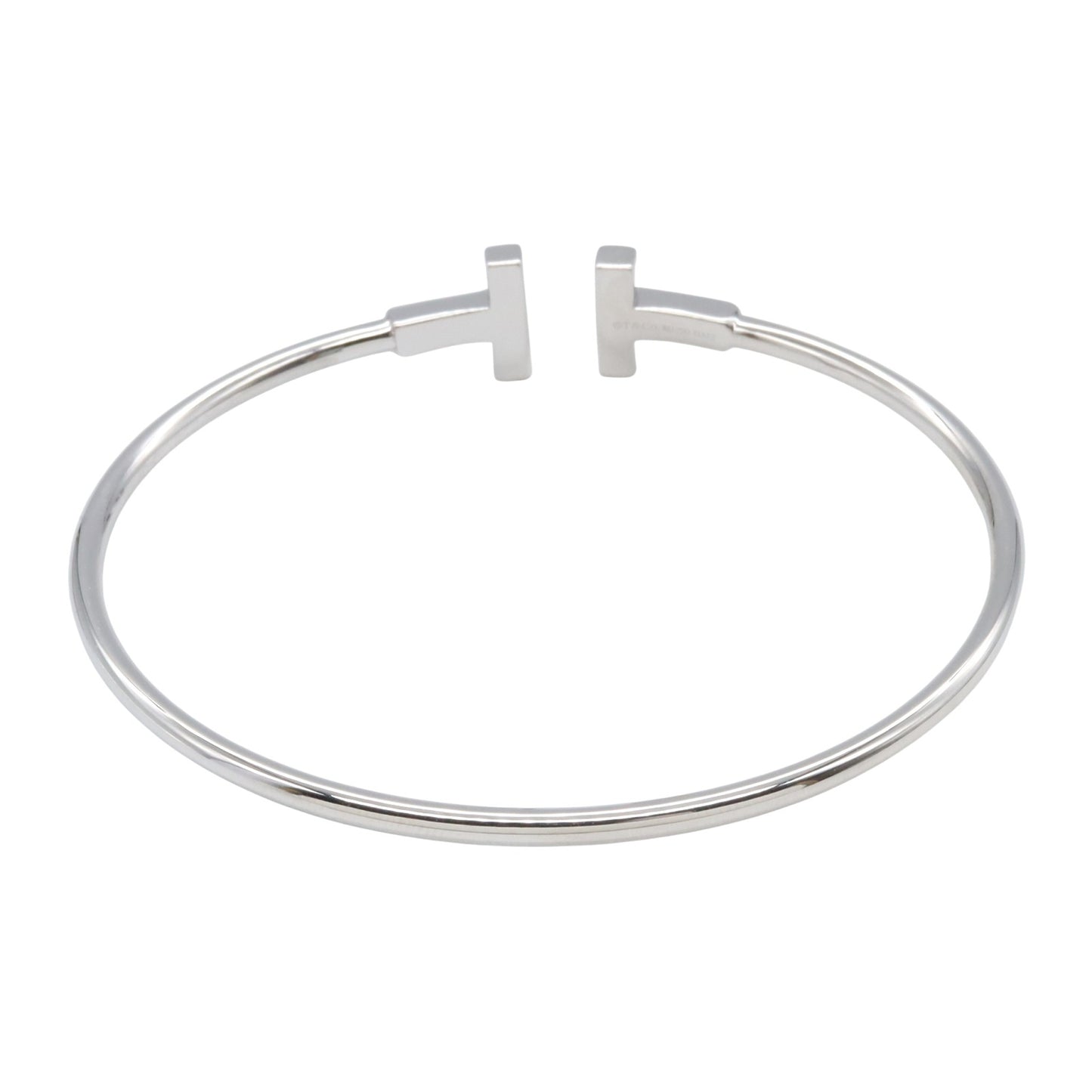 Tワイヤー ブレスレット ダイヤ バングル K18WG（ホワイトゴールド） ダイヤモンド クリア ティファニー アクセサリー TIFFANY & Co.