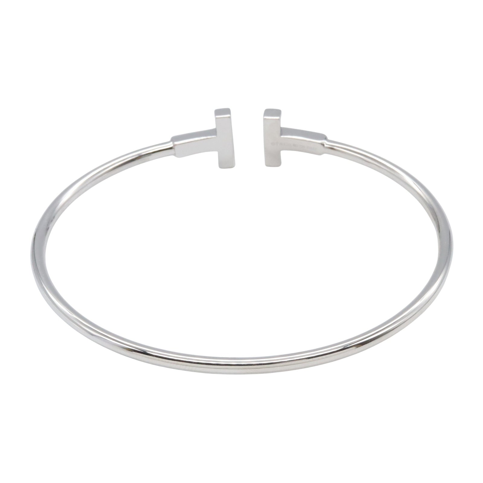 Tワイヤー ブレスレット ダイヤ バングル K18WG（ホワイトゴールド） ダイヤモンド クリア ティファニー アクセサリー TIFFANY & Co.