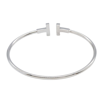 Tワイヤー ブレスレット ダイヤ バングル K18WG（ホワイトゴールド） ダイヤモンド クリア ティファニー アクセサリー TIFFANY & Co.