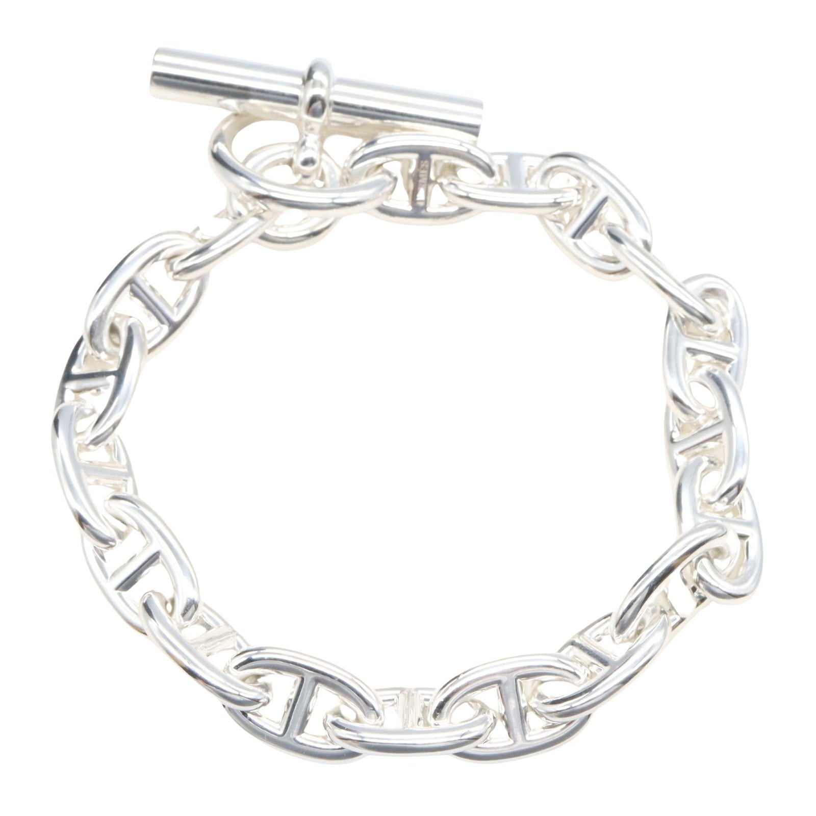 シェーヌダンクル MM ブレスレット 18コマ ブレスレット シルバー925 シルバー エルメス アクセサリー HERMES