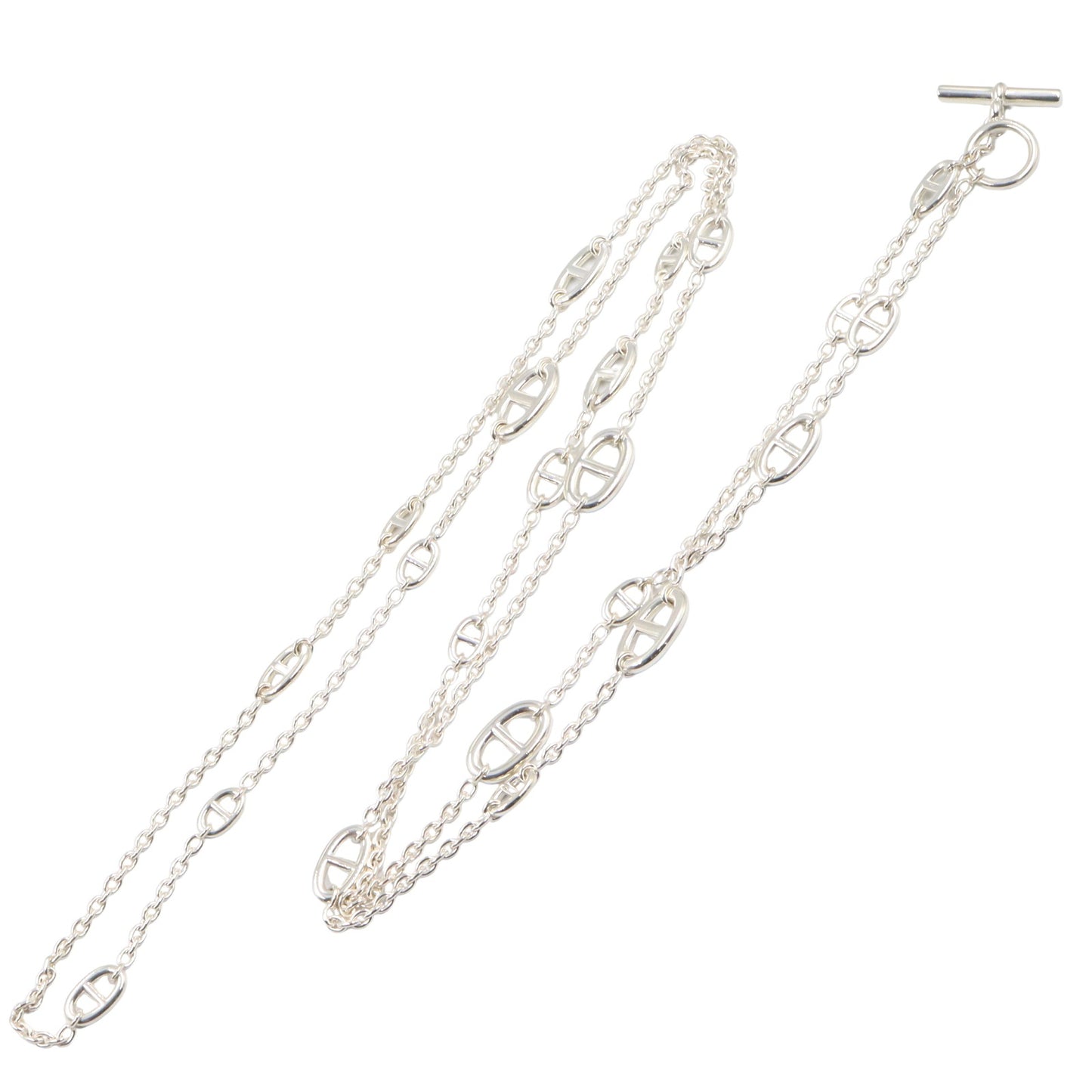 ファランドール ロングネックレス ネックレス シルバー925 シルバー エルメス アクセサリー HERMES