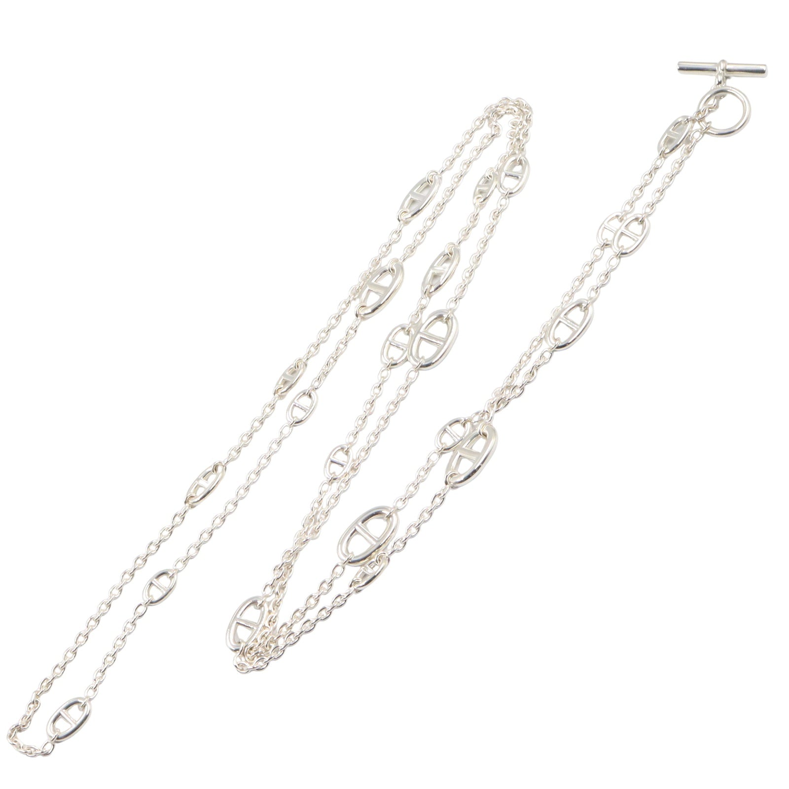 ファランドール ロングネックレス ネックレス シルバー925 シルバー エルメス アクセサリー HERMES