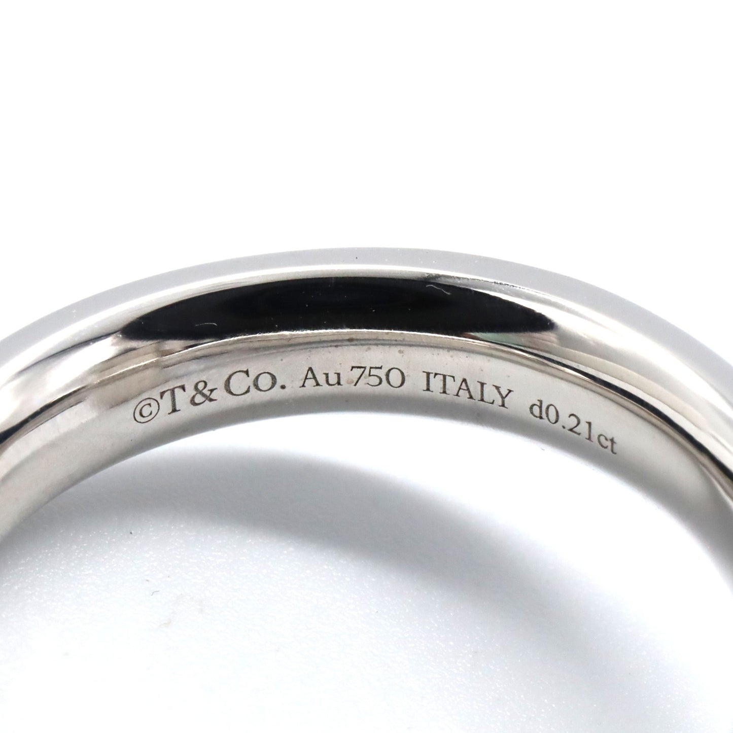 Tワン ワイド ダイヤ リング リング 指輪 K18WG（ホワイトゴールド） ダイヤモンド クリア ティファニー アクセサリー TIFFANY & Co.