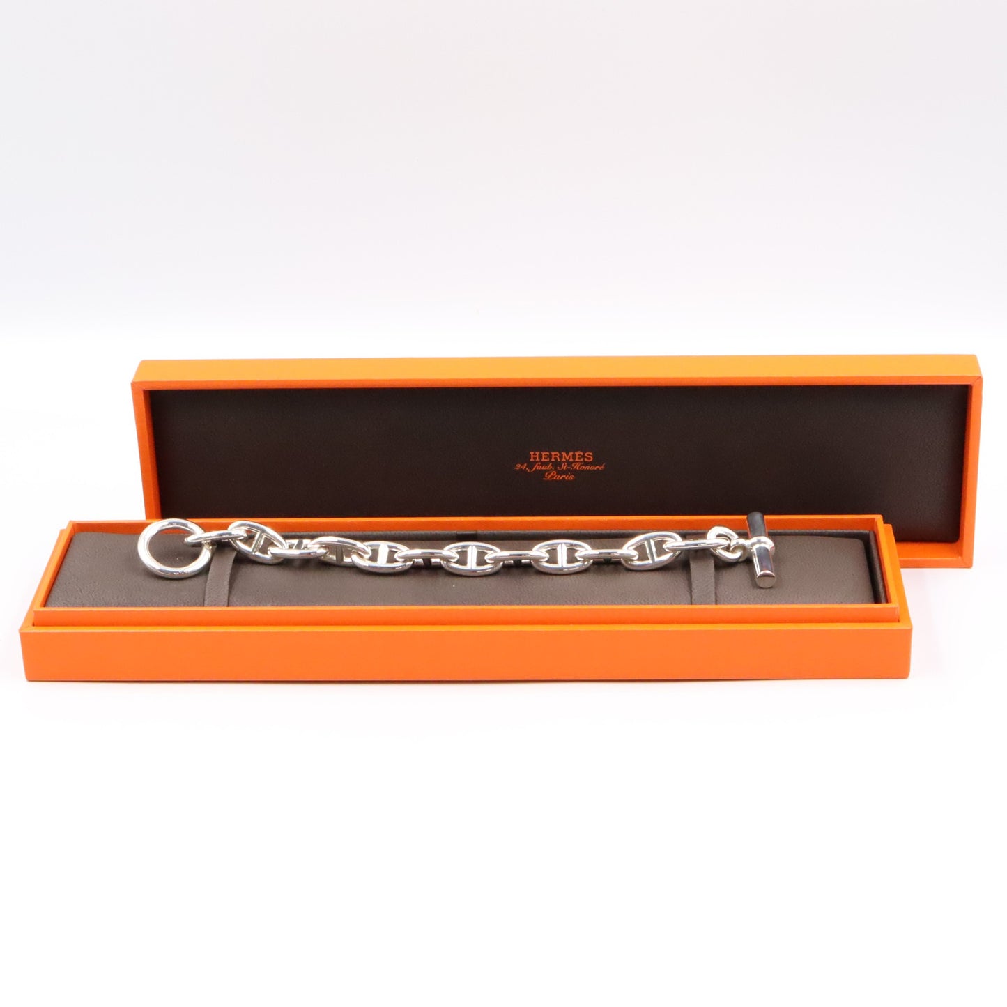 シェーヌダンクル GM 12コマ ブレスレット ブレスレット シルバー925 シルバー エルメス アクセサリー HERMES
