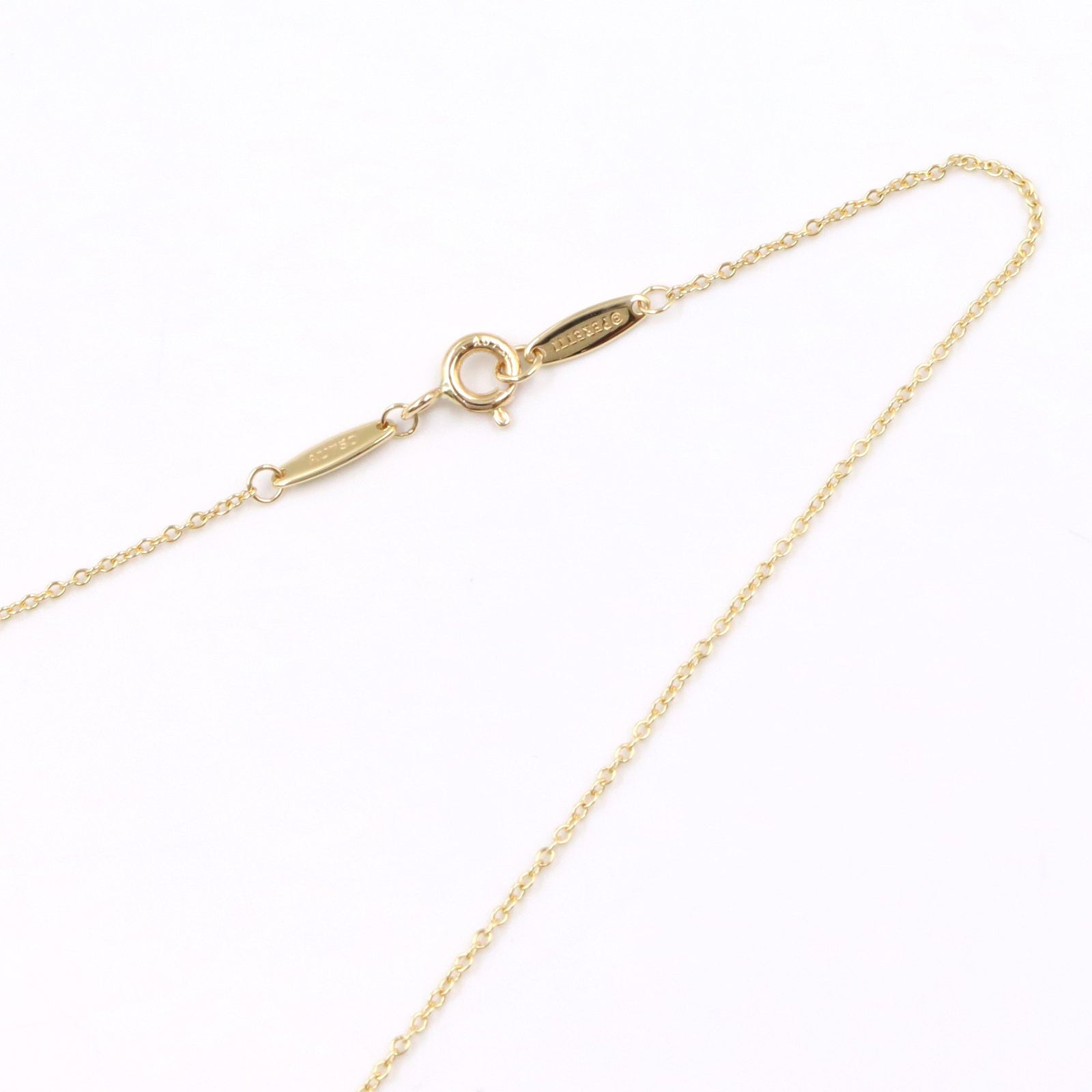 ティファニー K18 バイザヤード ダイヤ ネックレス 6267