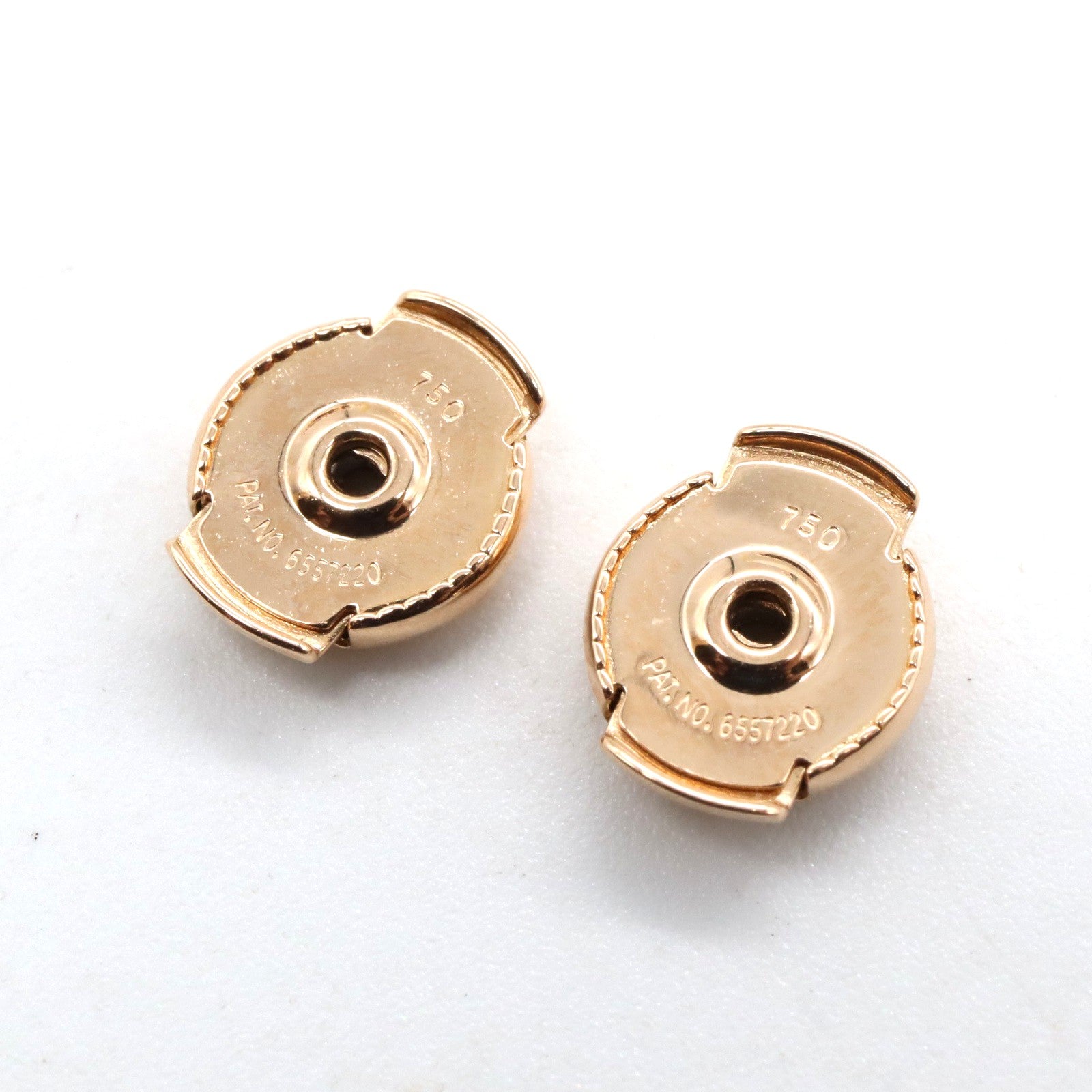 スウィートアルハンブラ ハート ピアス 2PD カーネリアン ピアス K18PG