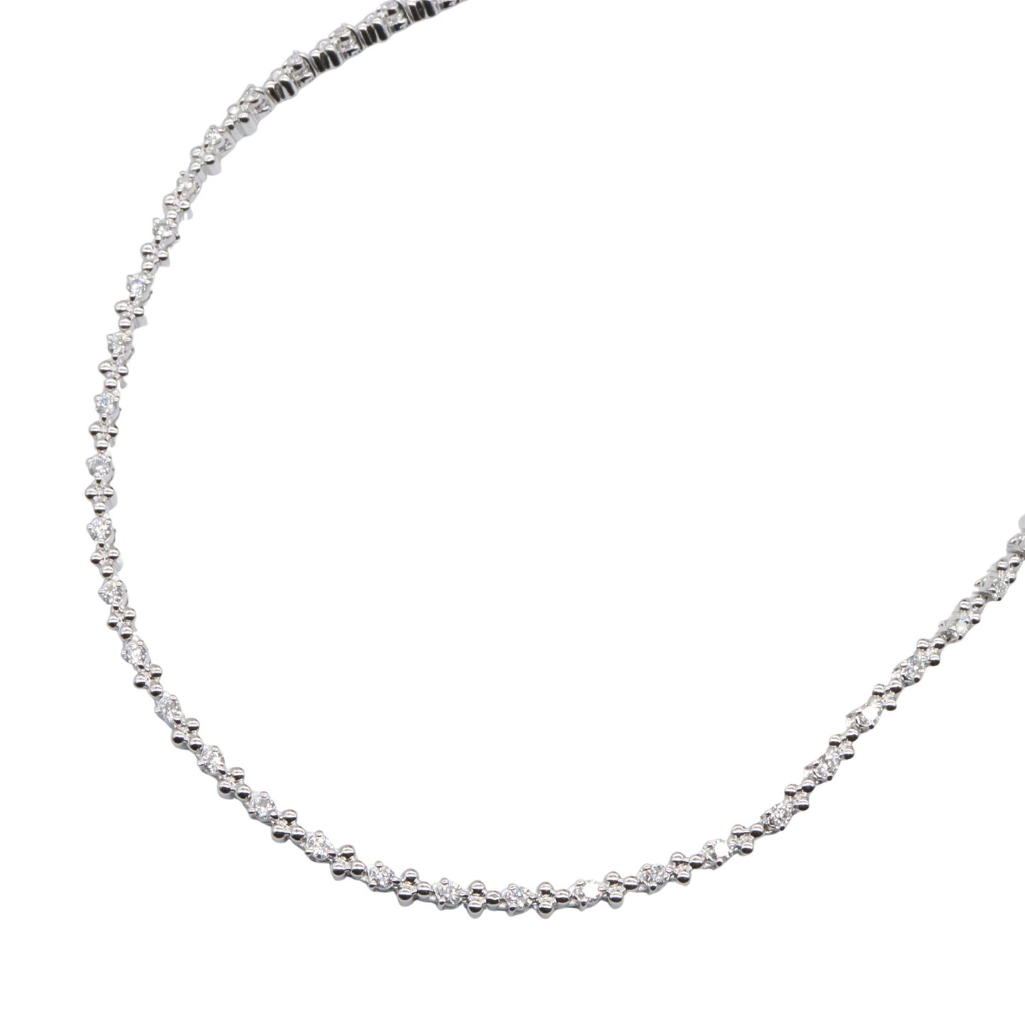 ダイヤネックレス ネックレス K18WG（ホワイトゴールド） ダイヤモンド クリア タサキ アクセサリー TASAKI
