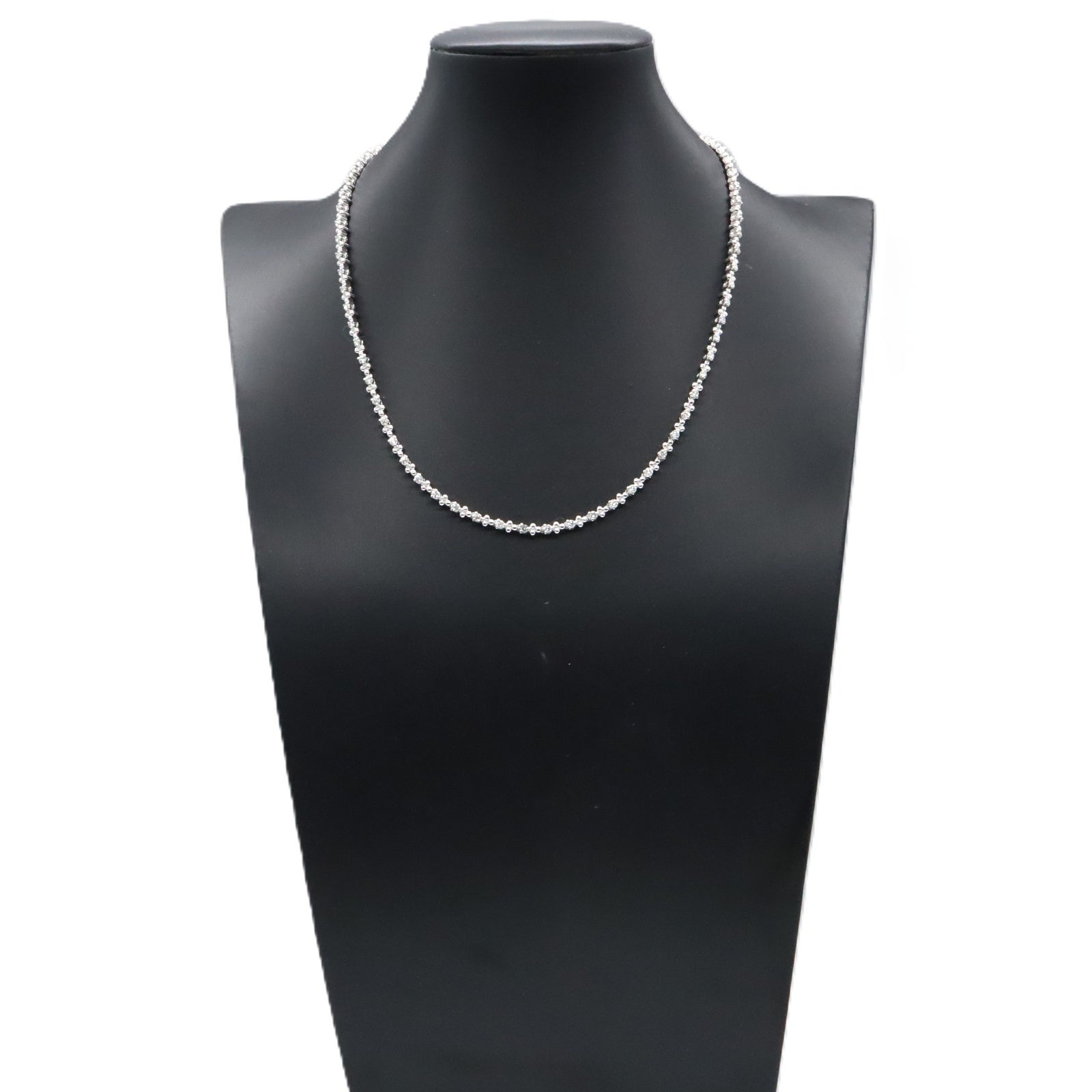 まみこ K18WG ダイヤネックレス まみこ K18WG ダイヤネックレス まみこ K18WG ダイヤネックレス まみこ