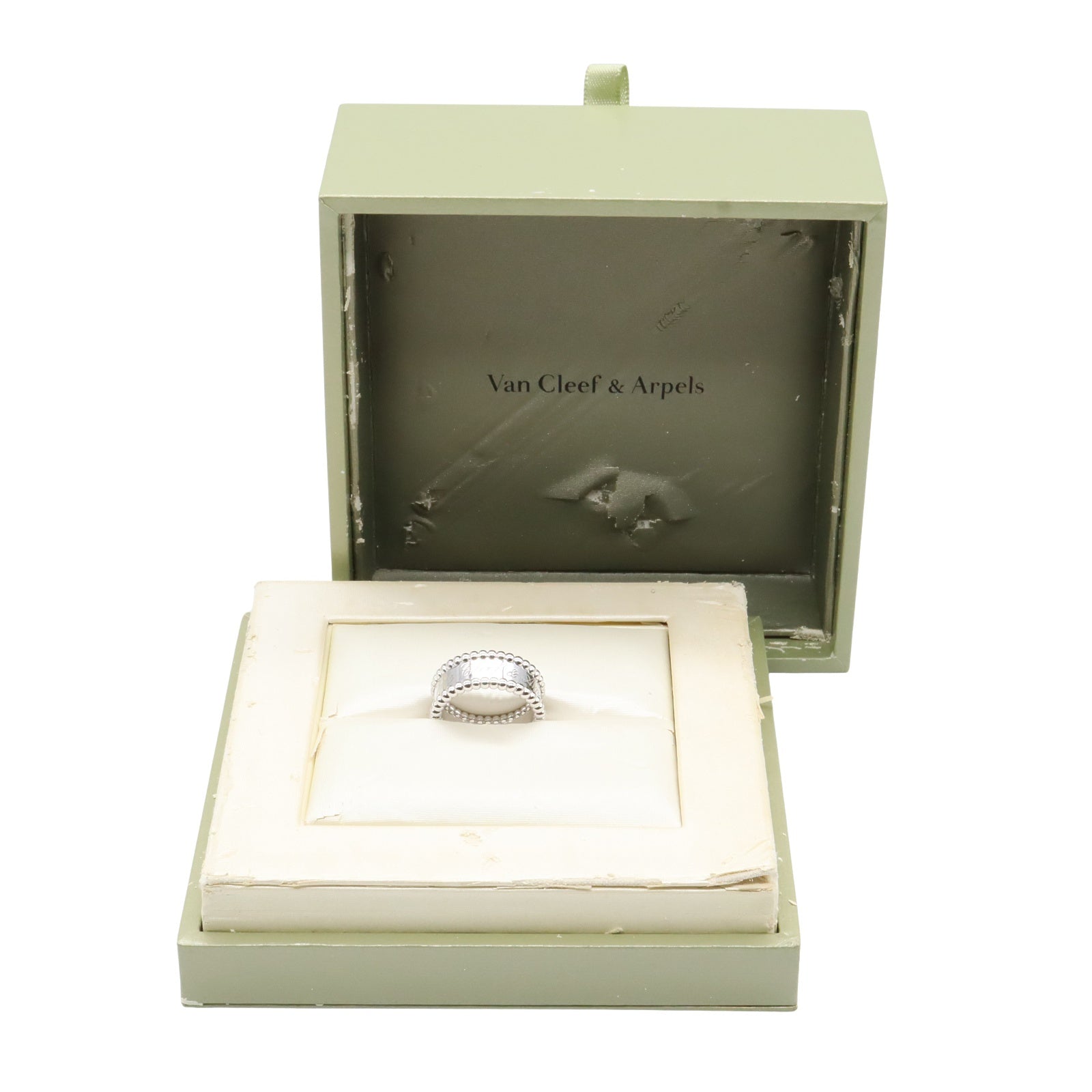 ペルレ シニアチュール リング リング 指輪 K18WG（ホワイトゴールド