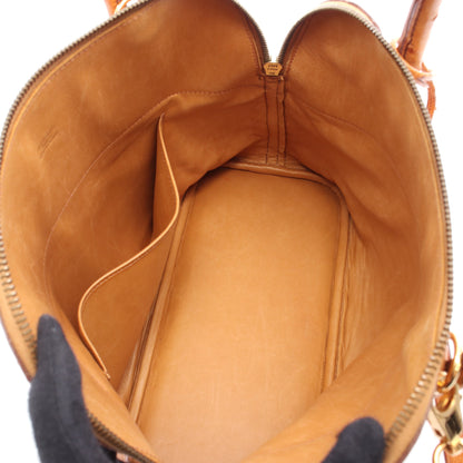 ボリード31 ナチュラル ハンドバッグ オーストリッチ ライトブラウン ゴールド金具 2WAY □O刻印 エルメス バッグ HERMES