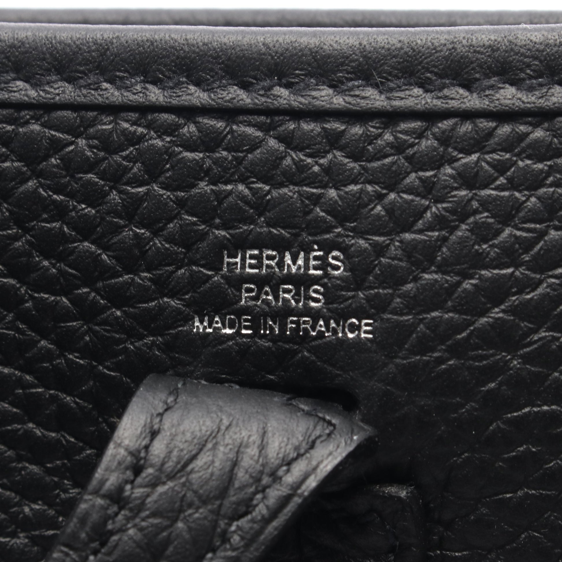 エヴリンTPM ショルダーバッグ トリヨンクレマンス ブラック シルバー金具 W刻印 エルメス バッグ HERMES