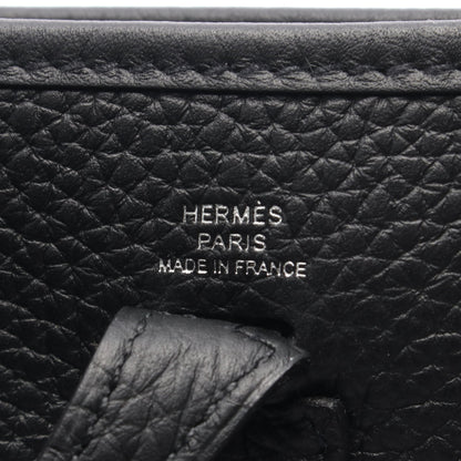 エヴリンTPM ショルダーバッグ トリヨンクレマンス ブラック シルバー金具 W刻印 エルメス バッグ HERMES