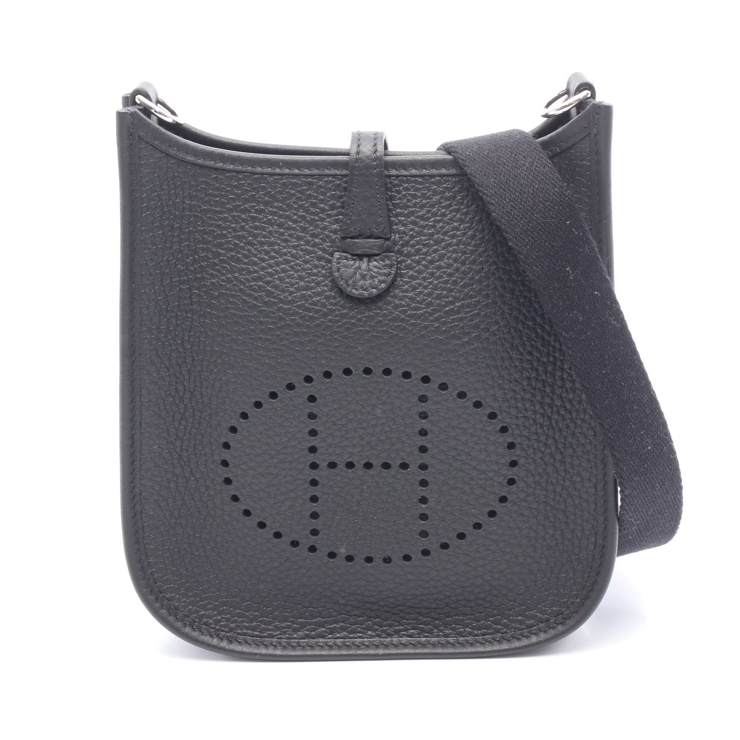 エヴリンTPM ショルダーバッグ トリヨンクレマンス ブラック シルバー金具 W刻印 エルメス バッグ HERMES