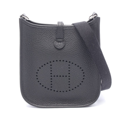 エヴリンTPM ショルダーバッグ トリヨンクレマンス ブラック シルバー金具 W刻印 エルメス バッグ HERMES