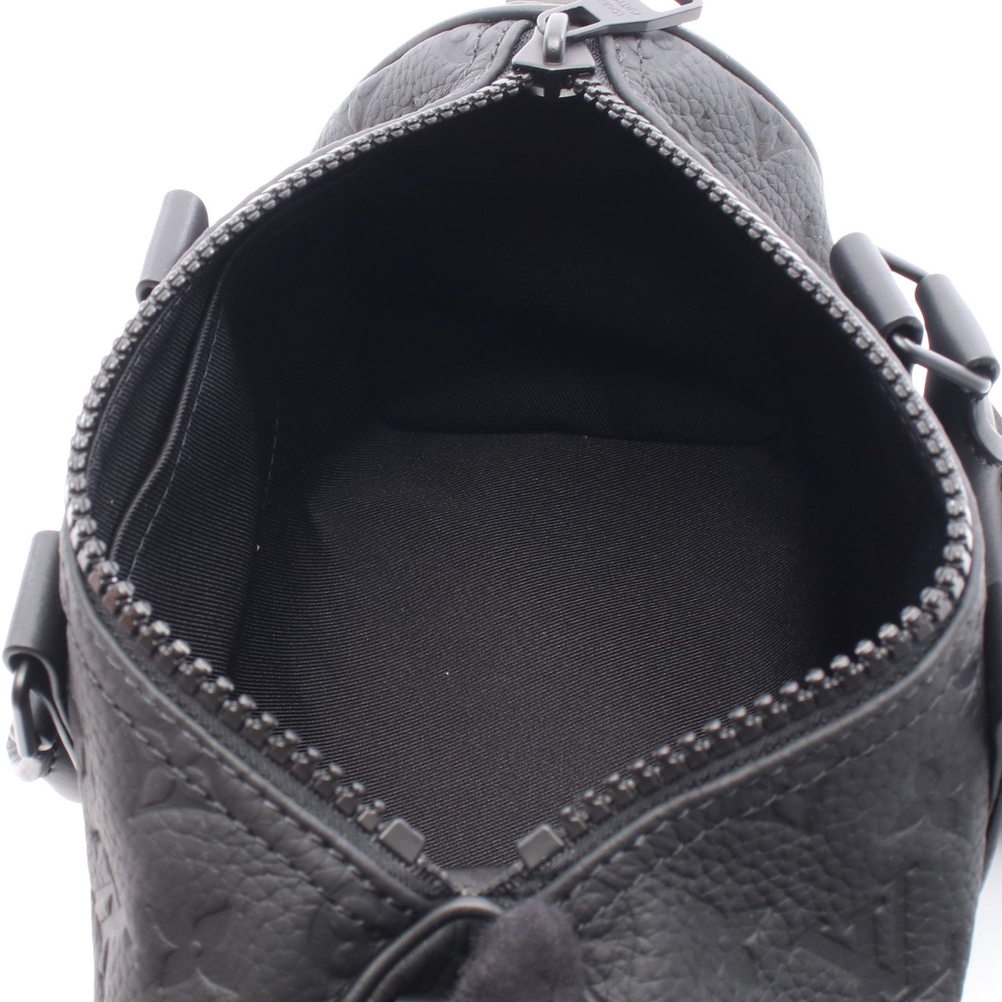 キーポル バンドリエール25 トリヨンモノグラム ノワール ハンドバッグ レザー ブラック 2WAY ルイヴィトン バッグ LOUIS VUITTON