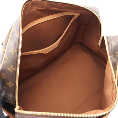 キャリーオール モノグラム ボストンバッグ PVC レザー ブラウン ルイヴィトン バッグ LOUIS VUITTON