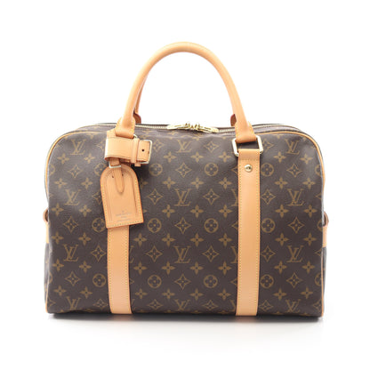 キャリーオール モノグラム ボストンバッグ PVC レザー ブラウン ルイヴィトン バッグ LOUIS VUITTON