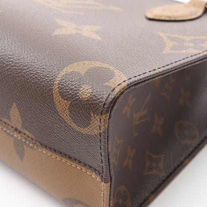 オンザゴーPM モノグラムジャイアント リバース ハンドバッグ PVC ブラウン ベージュ 2WAY ルイヴィトン バッグ LOUIS VUITTON