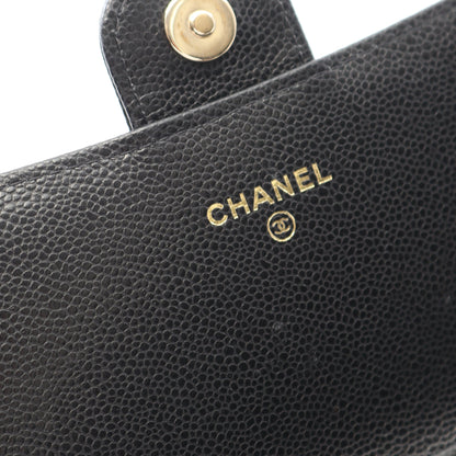 マトラッセ フォンケース チェーンウォレット キャビアスキン ブラック ゴールド金具 シャネル バッグ CHANEL