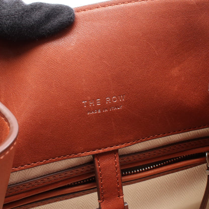 ソフトマルゴー12 ハンドバッグ レザー ブラウン 2WAY ザロウ バッグ THE ROW