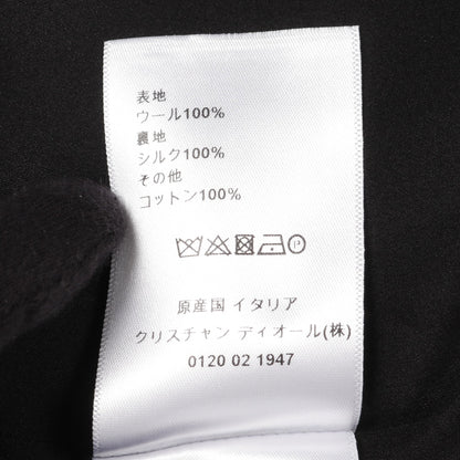 テーラードジャケット チェック ウール グレー クリスチャンディオール アウター Christian Dior