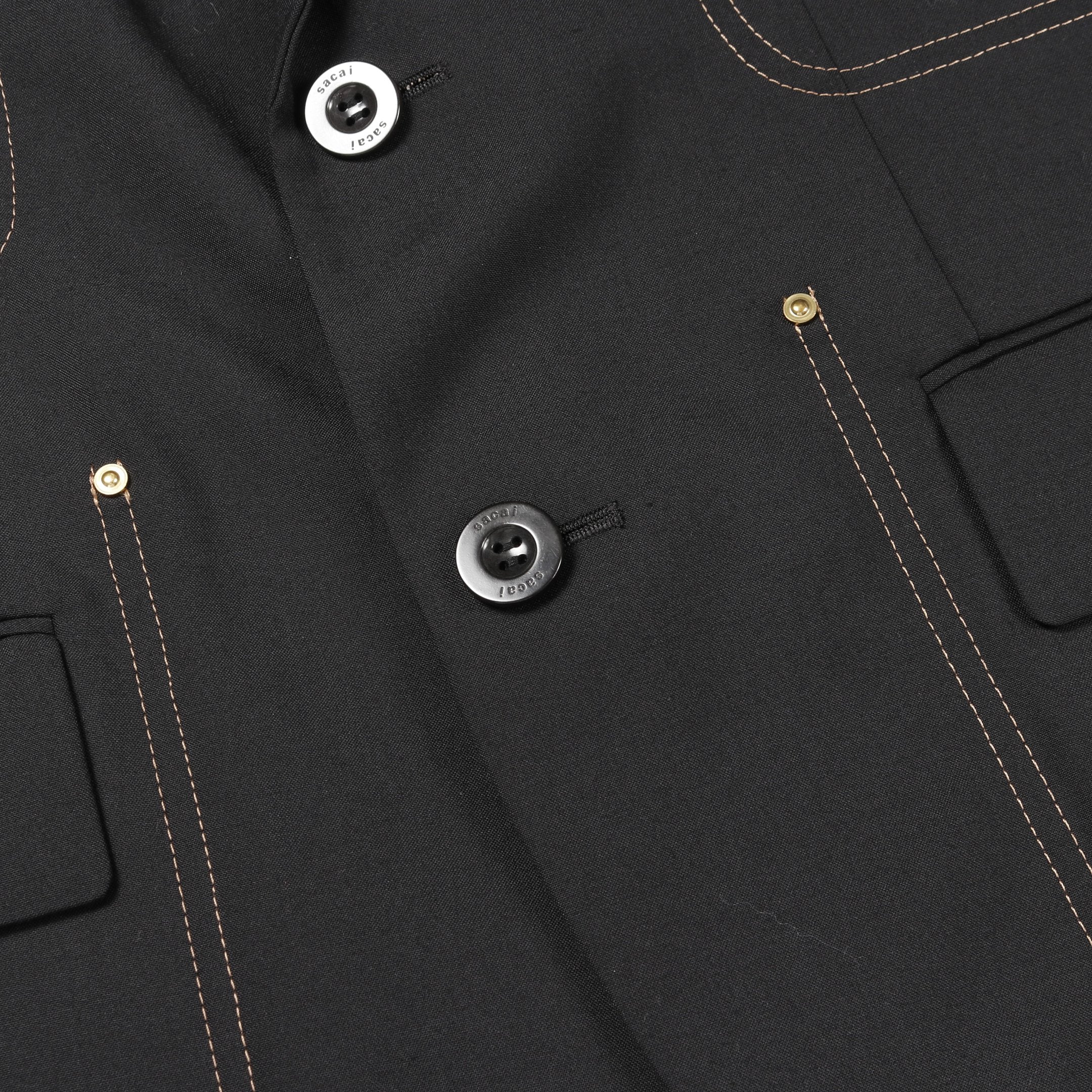 sacai × Carhartt WIP Suiting Bonding Jacket テーラードジャケット