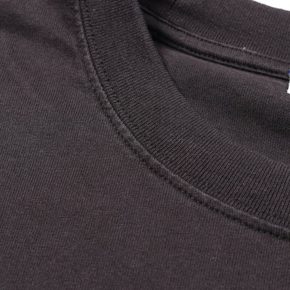 EKD Tシャツ ロゴ刺繍 コットン ブラック バーバリー トップス BURBERRY