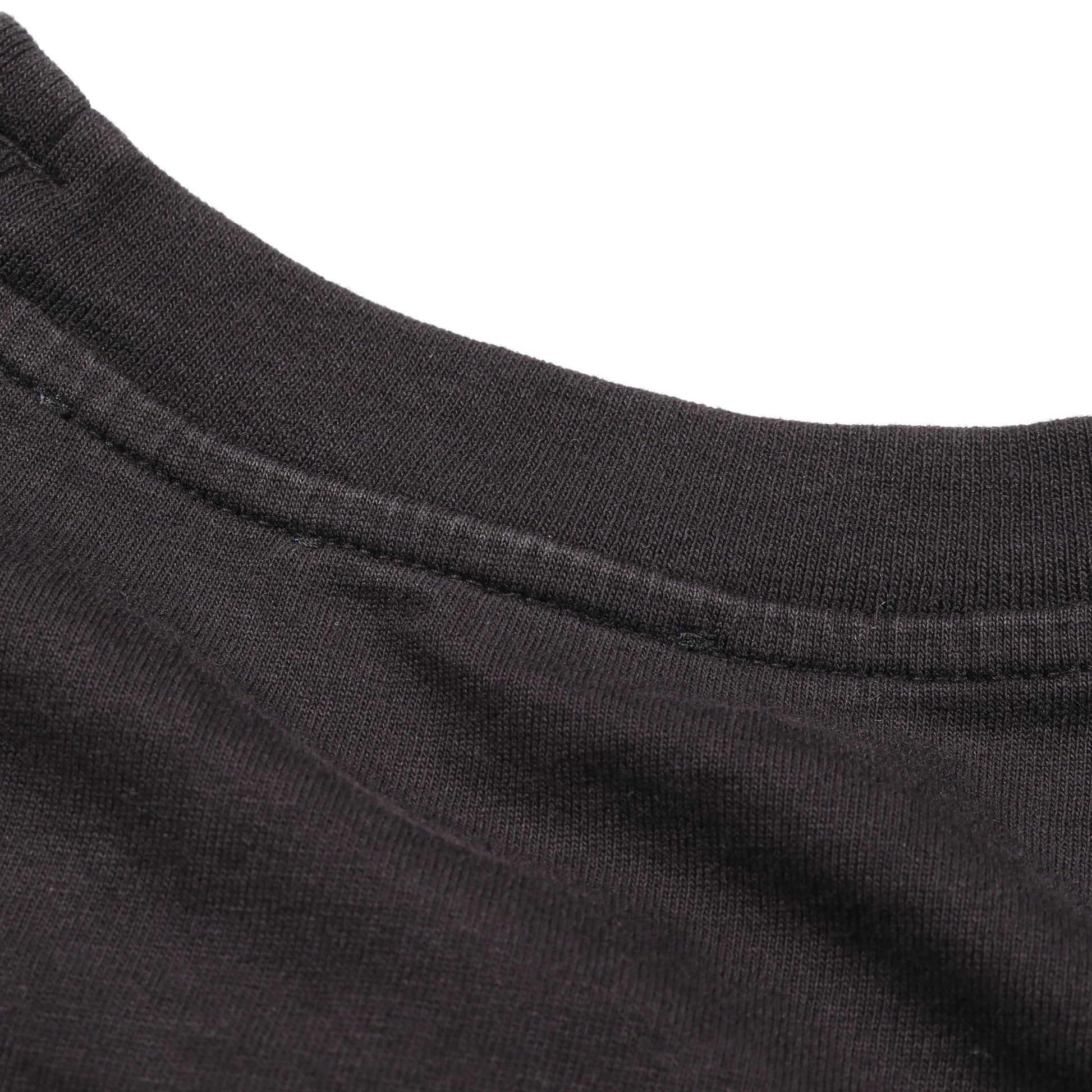 EKD Tシャツ ロゴ刺繍 コットン ブラック バーバリー トップス BURBERRY