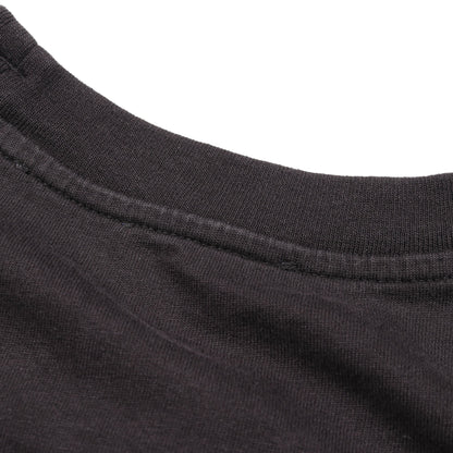 EKD Tシャツ ロゴ刺繍 コットン ブラック バーバリー トップス BURBERRY