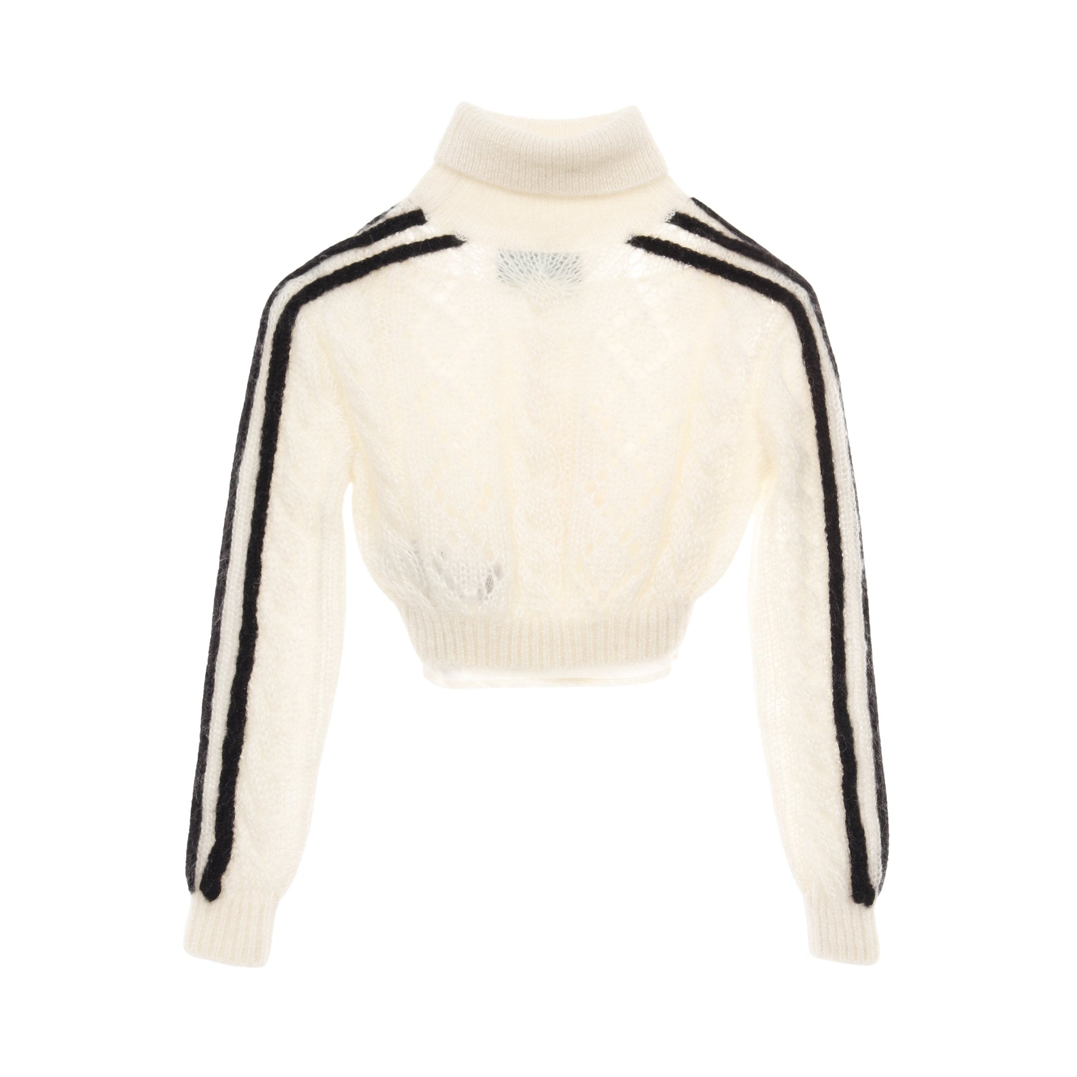 GUCCI × adidas ニット タートルネック モヘヤ ナイロン ウール