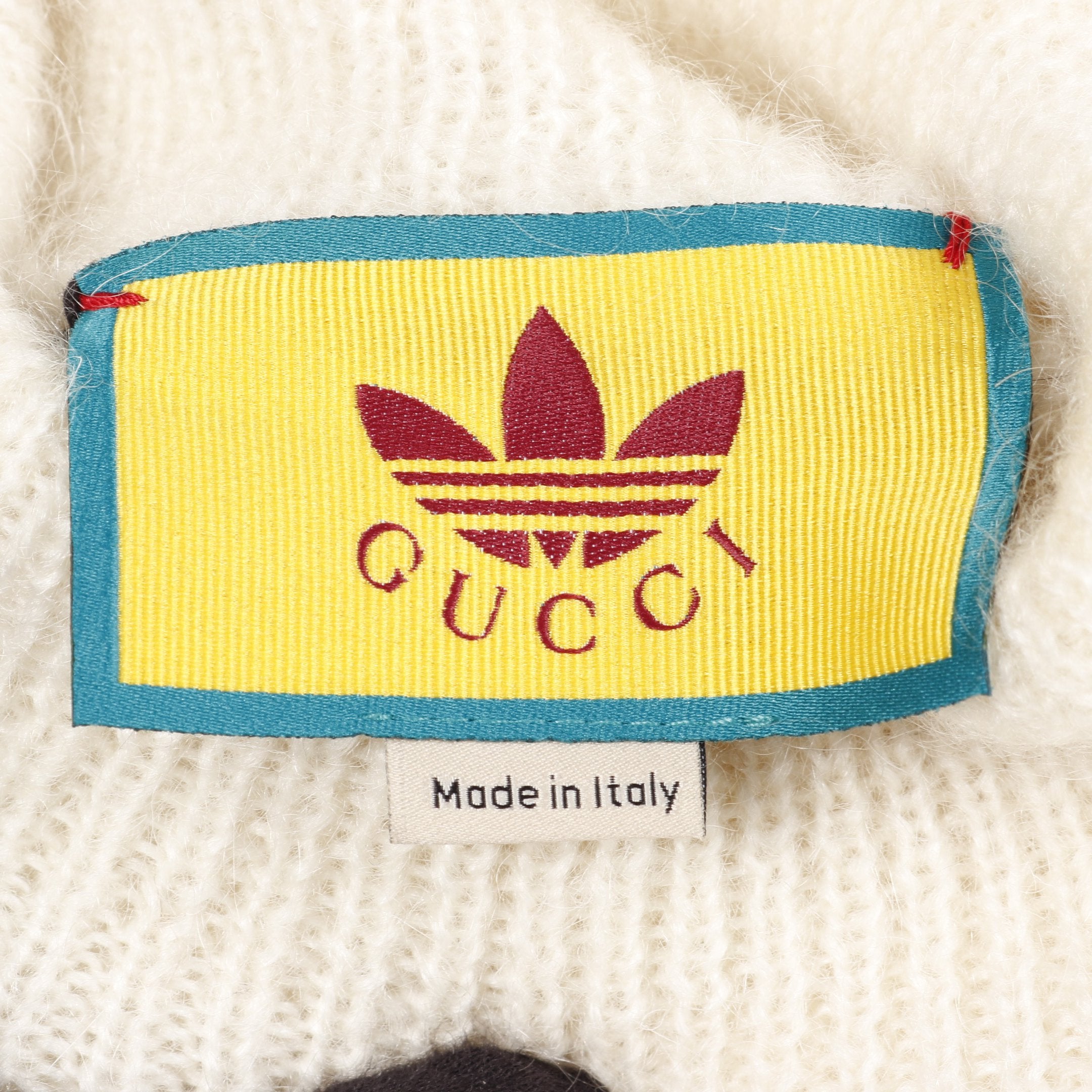 GUCCI × adidas ニット タートルネック モヘヤ ナイロン ウール