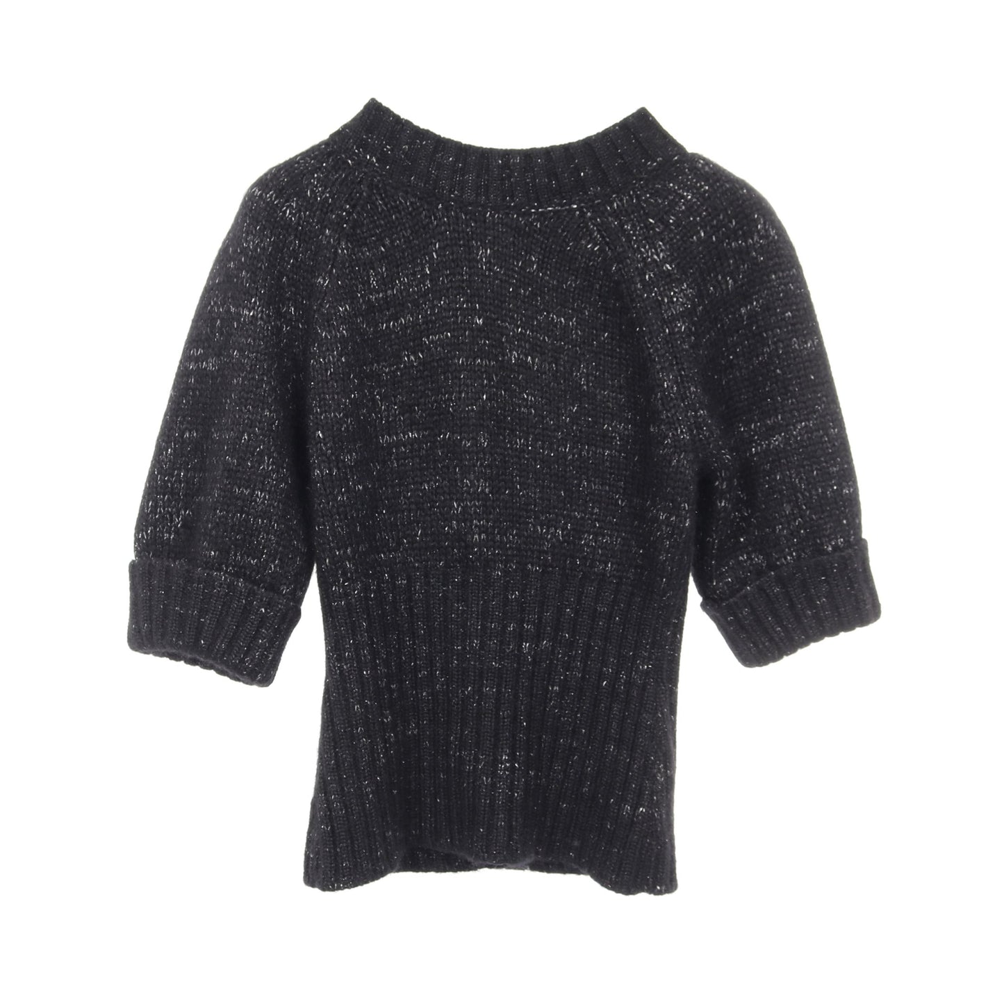 ココマークボタン ニット カシミヤ モヘヤ ブラック シャネル トップス CHANEL