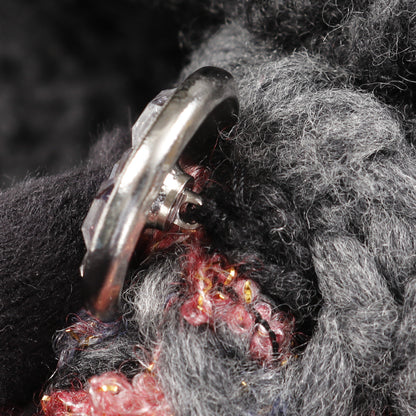 ココマークボタン カーディガン カシミヤ グレー ピンク シャネル トップス CHANEL