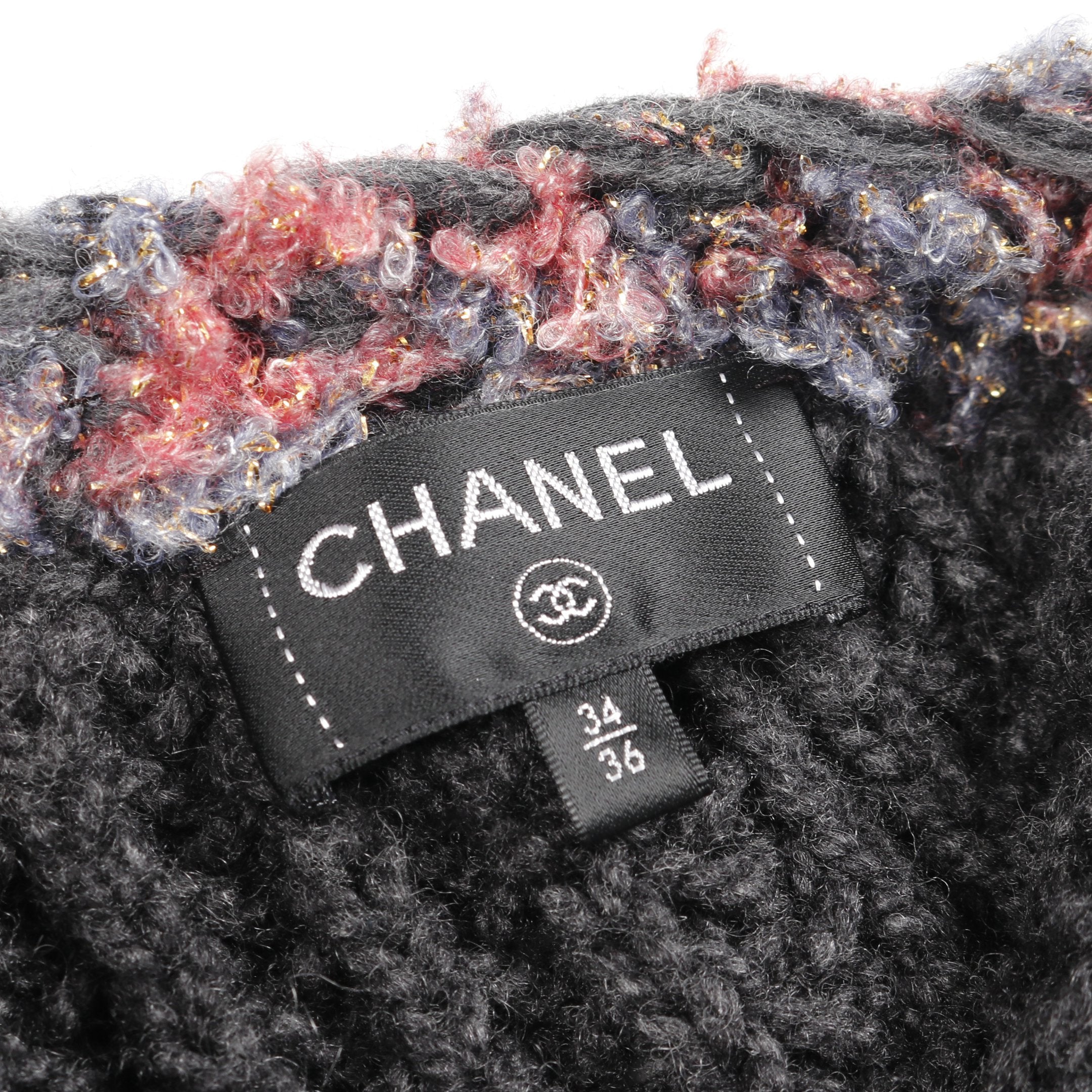 【高級】シャネル カーディガン カシミヤ100% ココマーク シェルボタン ココマークボタン カーディガン カシミヤ グレー ピンク