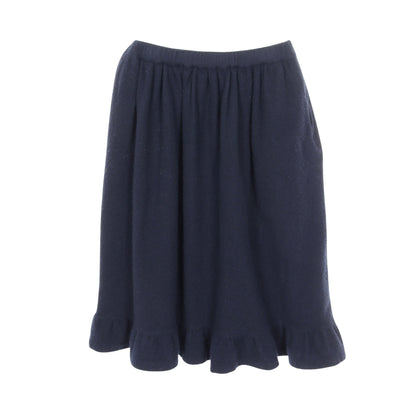 スカート ウール ネイビー フリル コムデギャルソンガール ボトムス COMME des GARCONS GIRL