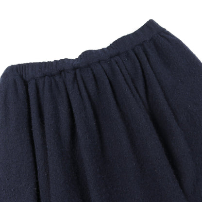 スカート ウール ネイビー フリル コムデギャルソンガール ボトムス COMME des GARCONS GIRL