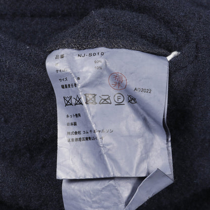 スカート ウール ネイビー フリル コムデギャルソンガール ボトムス COMME des GARCONS GIRL