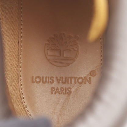 LV × Timberland 6-IN アンクルブーツ ショート ブーツ ヌバック レザー ベージュ ダークブラウン ルイヴィトン シューズ LOUIS VUITTON