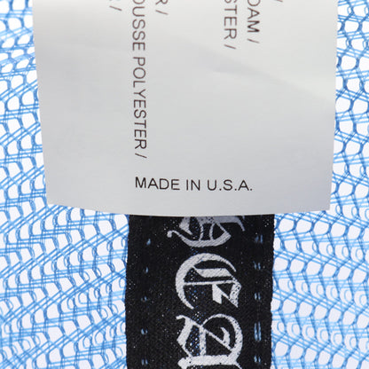 3セメタリークロスパッチ ベースボールキャップ キャップ ブルー ホワイト メッシュ クロムハーツ 財布・小物 Chrome Hearts