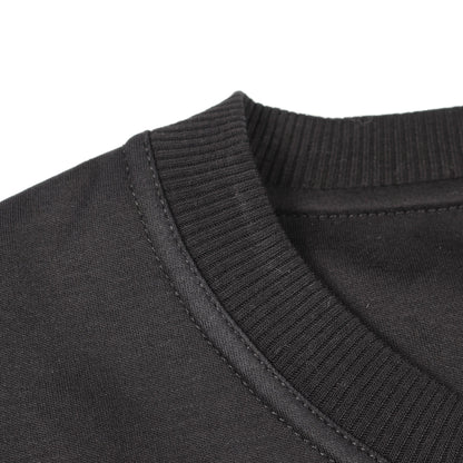 Tシャツ クルーネック 半袖 コットン ブラック レース 透かし エルメス トップス HERMES