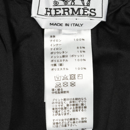 H柄 スウィムウェア パンツ ナイロン ネイビー ブルー エルメス ボトムス HERMES