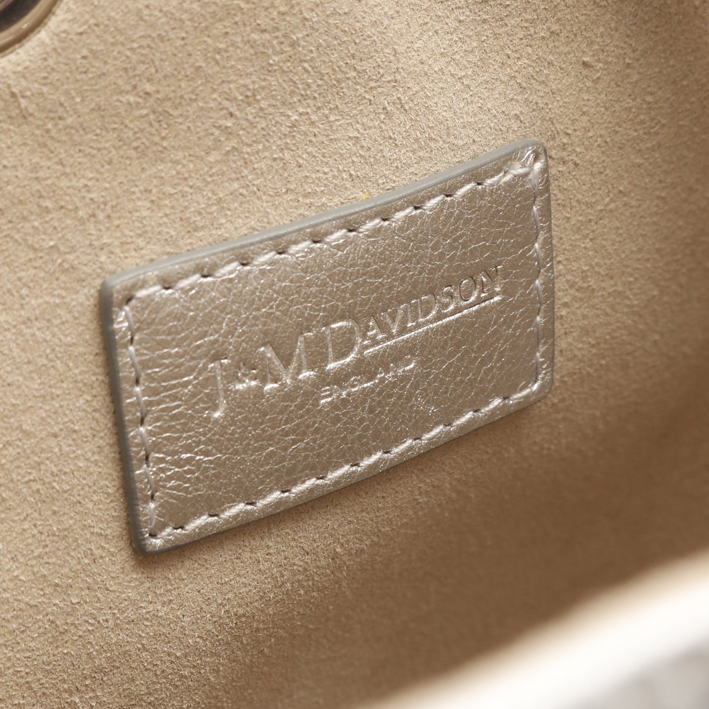 CARNIVAL L カーニバル ショルダーバッグ レザー シルバー ジェイアンドエムデヴィッドソン バッグ J&M DAVIDSON